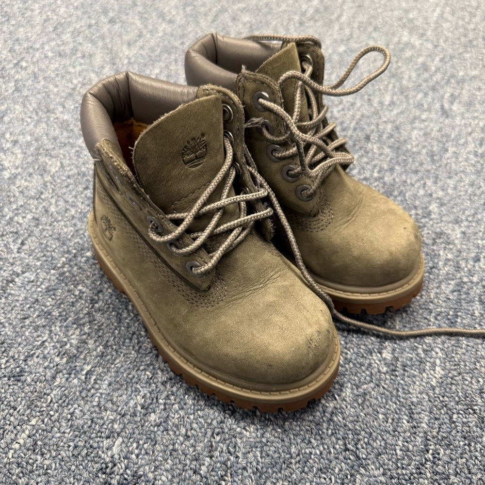 Timberland Baby Boys Gray Boots Size 6